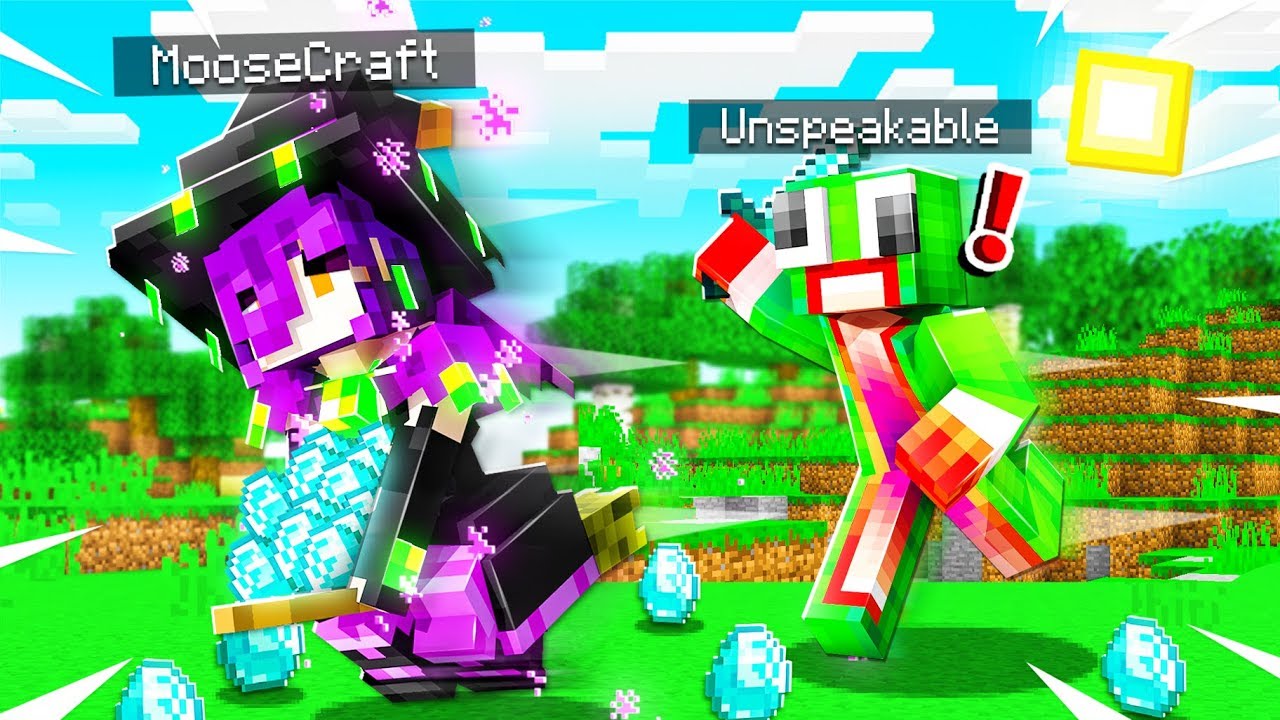 7 Ways To STEAL my FRIEND's DIAMONDS as GIRL MOB in MINECRAFT!