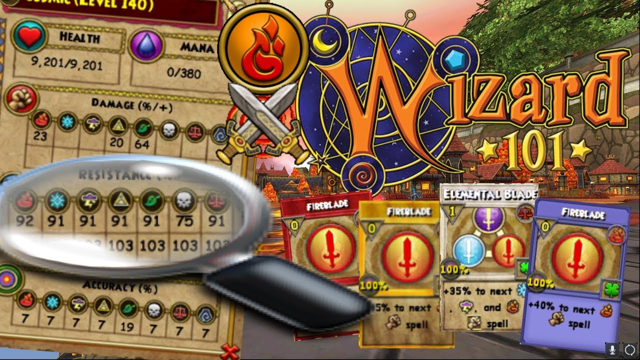 Wizard101: BLADE EVERY ROUND VS 90 RESIST LIFE!!! (Max 140 Fire PvP