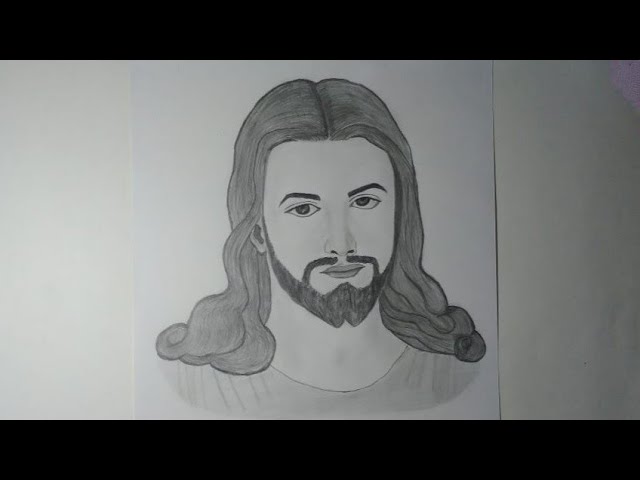 Traditional Jesus Portrait! by Halasaar01 on DeviantArt