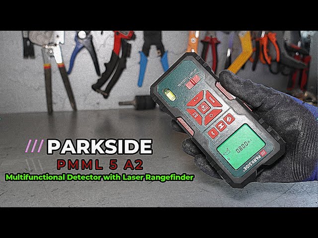 Parkside Multifunctional Detector With Laser Rangefinder PMML 5 A2 TESTING  - YouTube