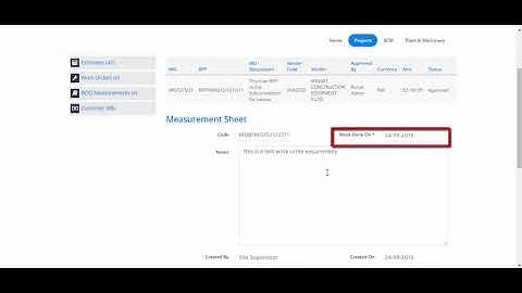 OMNI NXG ERP- RECORDING SUB CINTRACTOR MEASUREMENT PART 20