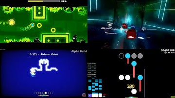 F-777 Airborne robots In 4 Different Games 