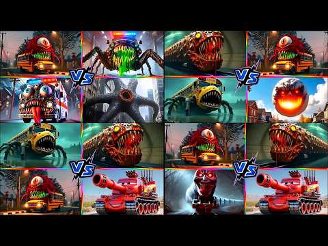Bus Eater VS Mega Train Eater! Coffin Dance Legend Tiles Hop Challenge 🎹