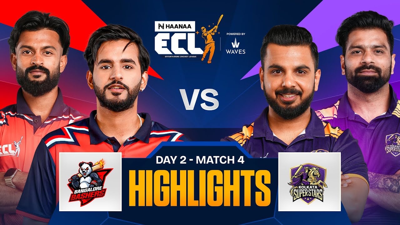 Pushkar Raj Thakur's Superstars defeat Bangalore Bashers | Match 4 Highlights | ECLT10