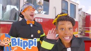 Fire Truck Song! 🚒🔥 | Blippi Songs 🎶| Educational Songs For Kids