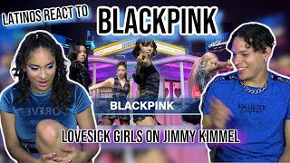 Waleska \& Efra react to BLACKPINK - 'Lovesick Girls' on Jimmy Kimmel Live | REACTION