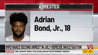 IMPD makes second arrest in July homicide investigation