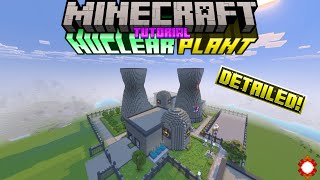 Minecraft Nuclear Power Plant Reactor Tutorial | Minecraft How to Build Nuclear Power Plant Reactor