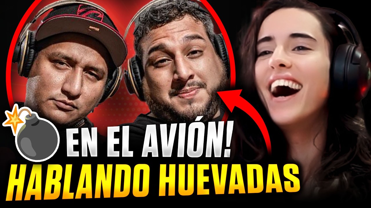 ESPAÑOLA reacciona 😂 HABLANDO HUEVADAS 😂 UNA BOMBA EN EL AVIÓN 🏃‍♀️ Reacción EN CAMINADORA