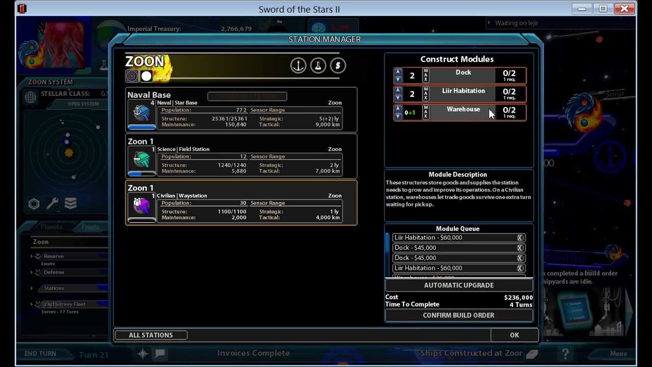 SOTS 2 : Finishing up trade