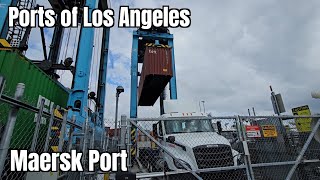 Driving in the Ports of Los Angeles [APM Port]