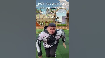 POV you went for a double flip reset