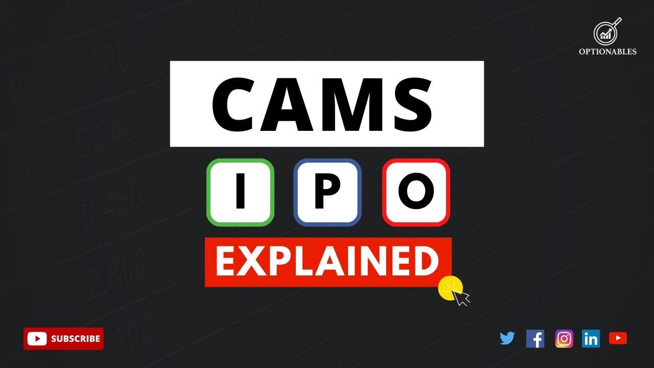 CAMS IPO! All you need to know. cams ipo investment YouTube