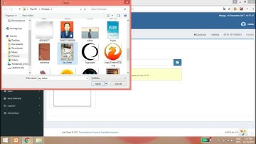 Tutorial Inlislite ganti cover dan cetak katalog