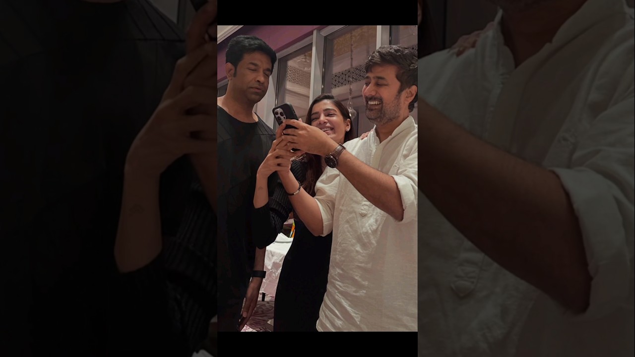 Samantha Making Fun With Rahul Ravindran And Vennela Kishore