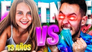 NIÑA DE 13 AÑOS ME RETA 1VS1 EN FORTNITE - TheGrefg