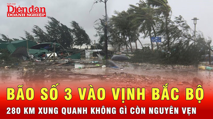 Siêu bão số 3 đổ bộ Vịnh Bắc bộ, 280 km xung quanh không gì còn nguyên vẹn | Tin tức 24h