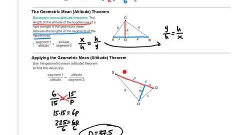 GEOM - UNIT 5 - SECTION 6 - NOTES