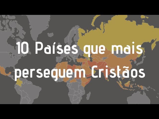 Os 50 países em que é mais difícil ser cristão em 2021