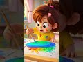 Learn Colors with Fun 🎨 | Color Mixing Magic for Kids | Talking Cartoon