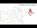 AutoCAD practice D4 #autocad #autocad_hindi_tutorial #caddesign #cadcam