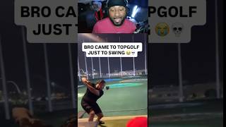 THIS MAN GOT THE CRAZIEST GOLF SWING I'VE EVER SEEN #shorts #viral