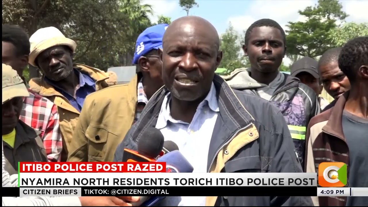 Nyamira North residents torch Itibo police post