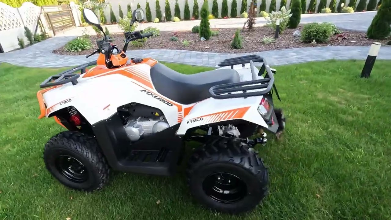 Nowy Kymco MXU 300 dystanse i odblokowanie