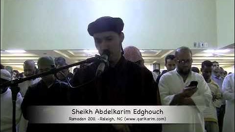 2011 صلاة التراويح للقارئ عبد الكريم الدغوش