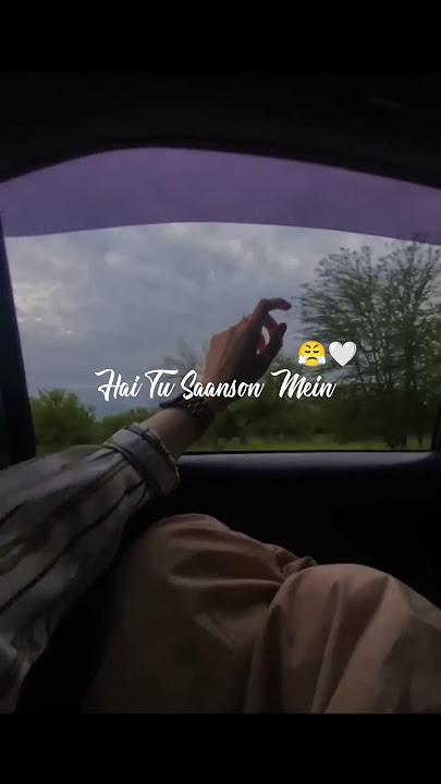 hai tu sanson mein aankhon mein mere yaar|| lyrical status #whatsappstatus #lyricist #lyricvideo