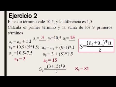 Ejercicios resueltos de Progresion Aritmetica - YouTube