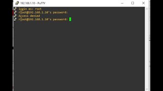Solve 'PuTTy Access deny ssh Centos vm'