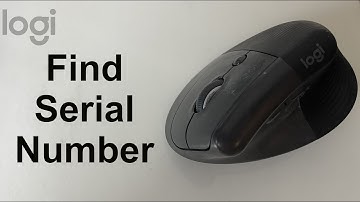 Logitech MX Lift How to find the Serial Number - DIY EASY