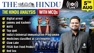 The Hindu Analysis | 5th August 2026 | The Hindu Newspaper  - Practice Questions | Prashant Sir