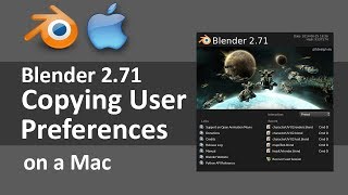Copy Blender User Preferences on Mac