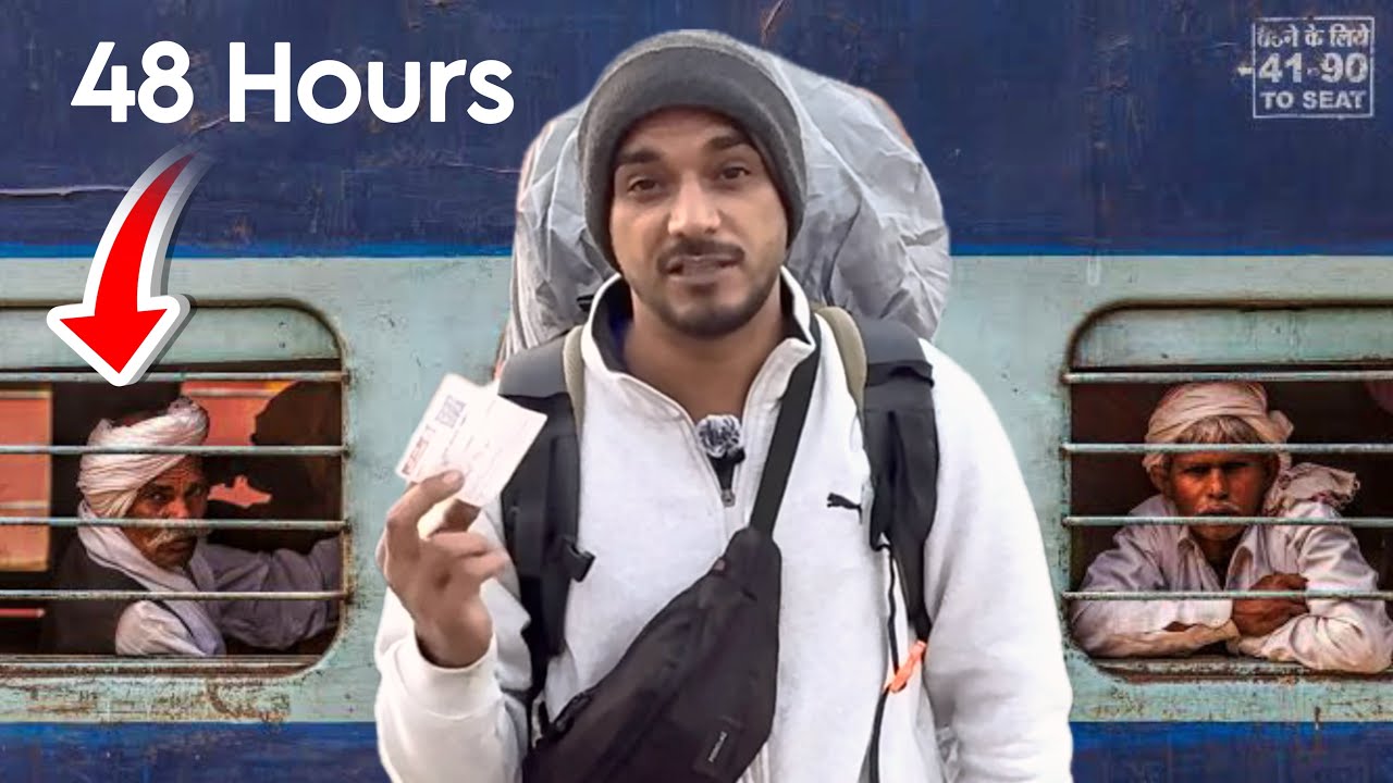I Spent 48 Hours Inside General Class of INDIA'S Longest Train || 