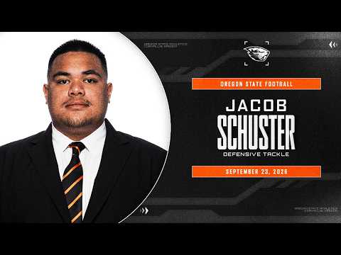 Oregon State Football: Jacob Schuster Meets The Media (September 23, 2026)