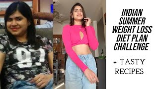 Summer weight loss diet challenge + Indian recipes to lose weight fast | 30 days challenge MAY