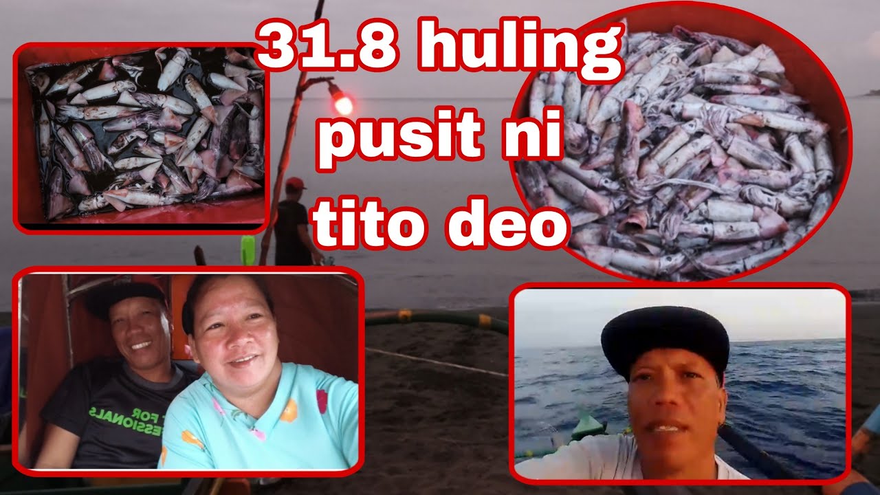 NAKA 31.8 KILO NA HULING PUSIT NI TITO DEO