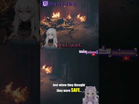 Henya finishes the boss fight with Geega #HenyatheGenius, #Vtuber, #Geega
