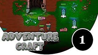 Adventure Craft | gameplay let's play | PART 1 running naked through the night screenshot 2