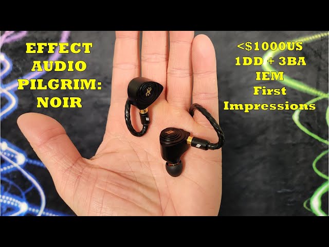 Effect Audio Pilgrim: Noir - Under $1000 1DD + 3BA IEM First