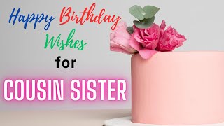 Happy Birthday Wishes for Cousin Sister HD Video | Bday Messages Status to Cousin Sis | BirthdayWrap screenshot 5