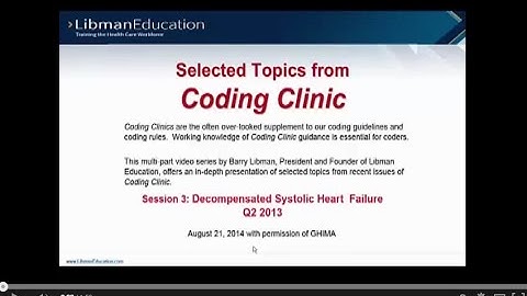 Coding Clinic Advice: Decompensated Systolic Heart Failure (Q2 2013)