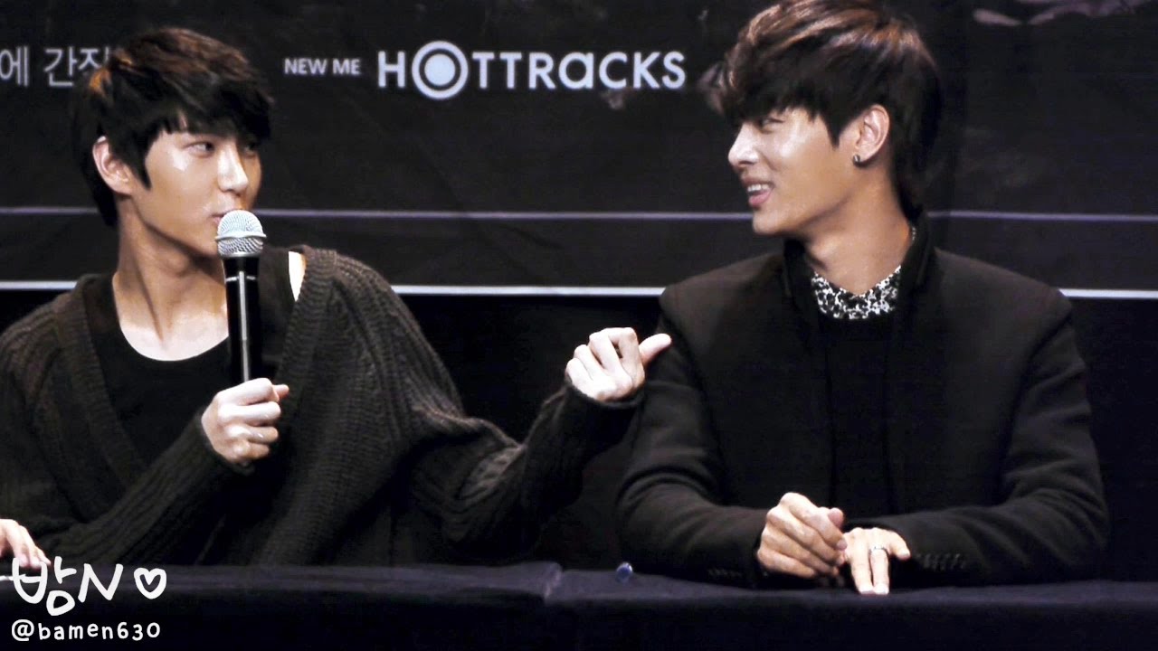 131201 강남 팬싸인회 - 택운이가 생각하는 삐지면 가장 오래가는 멤버는? (VIXX N, LEO)