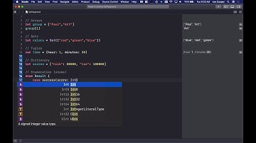 100 Days of Swift (Day 2 - Arrays, Sets, Dictionaries, Tuples, Enums)