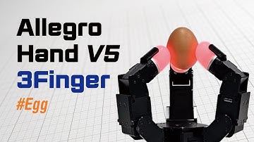 Allegro Hand V5 (3F) | Pick & Place Demonstration - Egg