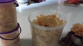 Bikin peyek pelengkap nasi pecel untuk jualan @mamacrabchannel6859