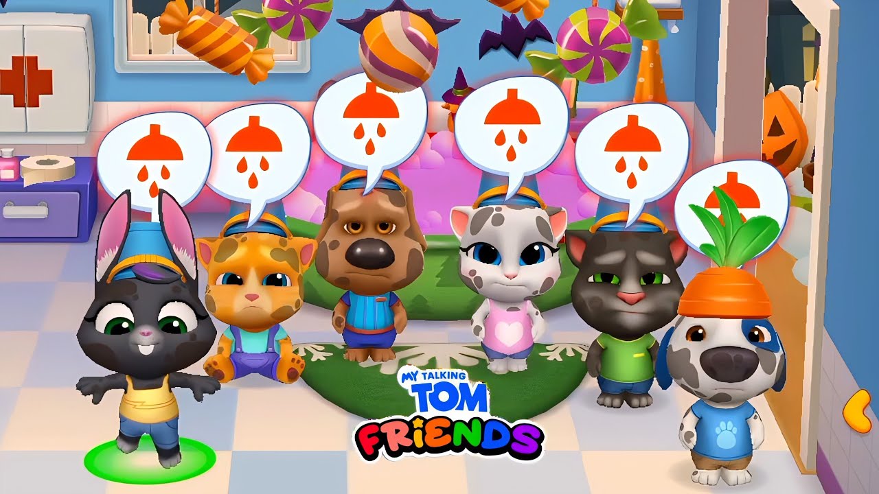 All Members Started Cleaning In The House - My Talking Tom Friends ...
