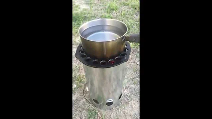DIY Charcoal Chimney Wood Gas Stove for $10